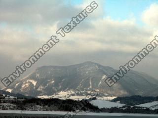 background mountains snowy