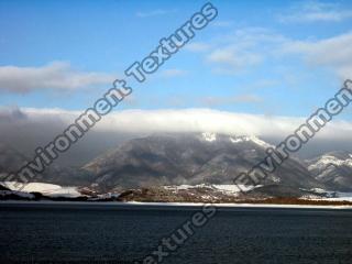 background mountains snowy