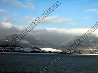 background mountains snowy