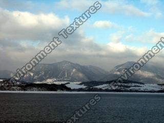 background mountains snowy