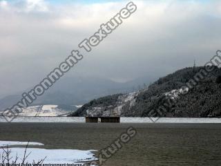 background mountains snowy