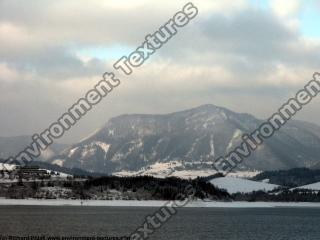 background mountains snowy