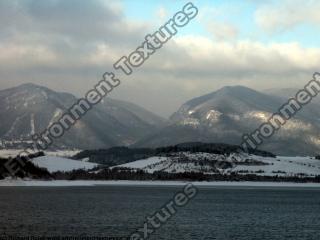 background mountains snowy