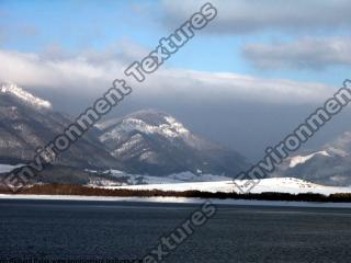 background mountains snowy