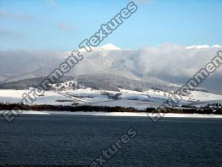 background mountains snowy