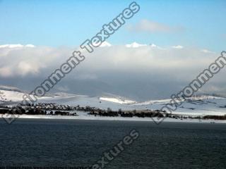 background mountains snowy