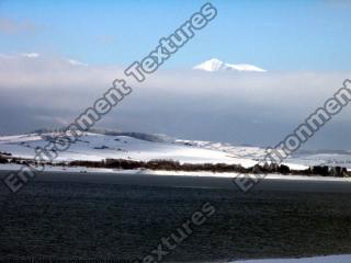 background mountains snowy