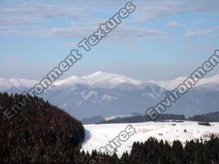 background mountains snowy