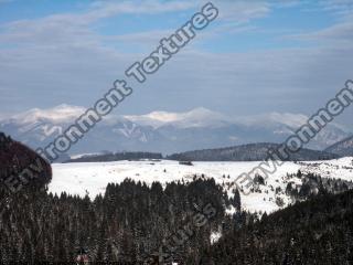 background mountains snowy