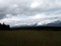 background mountains snowy