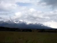 background mountains snowy