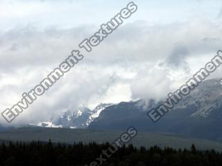 background mountains snowy