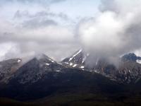 background mountains snowy