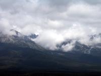 background mountains snowy