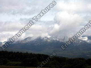 background mountains snowy