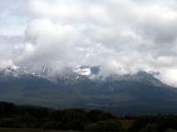 background mountains snowy