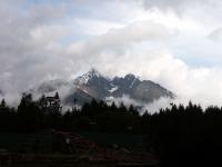 background mountains snowy