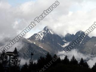 background mountains snowy