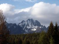 background mountains snowy