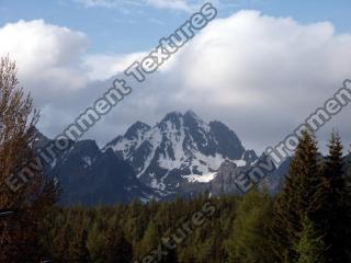 background mountains snowy