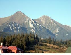 Photo Textures of Background Mountains