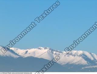 background mountains snowy