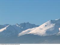 background mountains snowy