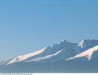 background mountains snowy