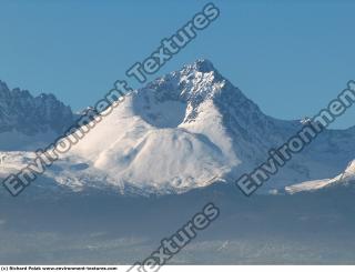 background mountains snowy