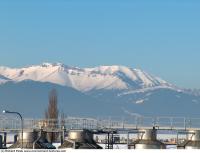 background mountains snowy