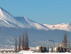 Photo Textures of Background Snowy Mountains