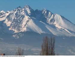 Photo Textures of Background Snowy Mountains