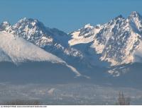 background mountains snowy