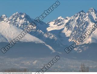 background mountains snowy