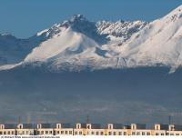 background mountains snowy