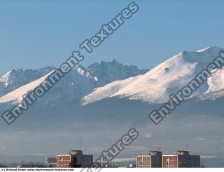 background mountains snowy