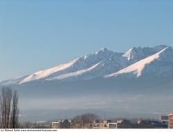 Photo Textures of Background Snowy Mountains