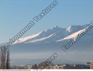 background mountains snowy