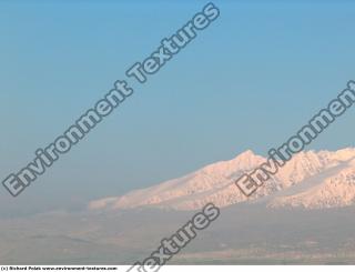 Photo Texture of Background Snowy Mountains