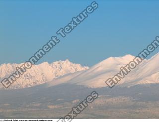 Photo Texture of Background Snowy Mountains