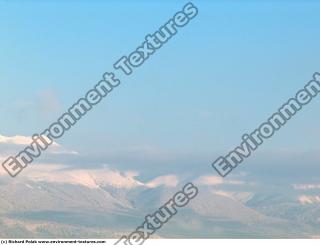 Photo Texture of Background Snowy Mountains