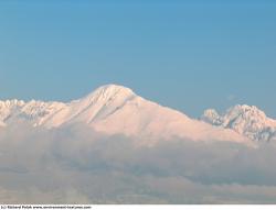 Photo Textures of Background Snowy Mountains