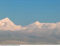 Photo Textures of Background Snowy Mountains