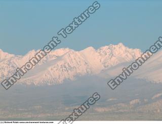 Photo Texture of Background Snowy Mountains