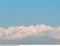 Photo Textures of Background Snowy Mountains