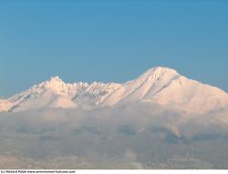 Photo Textures of Background Snowy Mountains