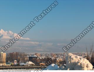 Photo Texture of Background Snowy Mountains