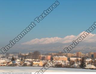 Photo Texture of Background Snowy Mountains