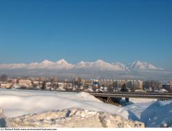 Photo Textures of Background Snowy Mountains