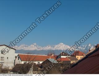 Photo Texture of Background Snowy Mountains